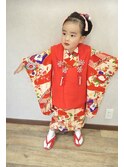日本髪ヘア七五三♪