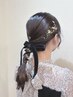 [大切な日にオススメ]ヘアセット坂戸駅ちか♪髪飾り付き★☆
