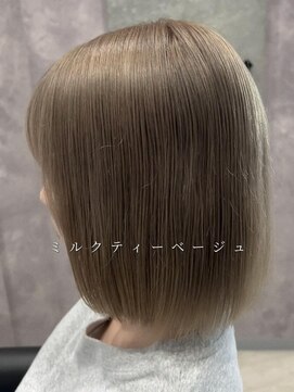 バディ 中野駅前店(BUDDY) ミルクティーベージュ【中野美容室/中野ダブルカラー】