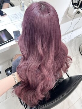 ランテルディ 渋谷(LANTERDIT) 【LANTERDIT】ラベンダーピンク/髪質改善/巻き髪/ロング/Risa