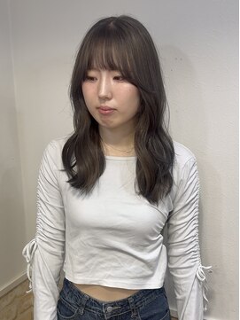 カミケン 黒岩店　kamiken・ ミディアムヘア×ラベージュカラー【カミケン黒岩店/福島】