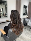 ハーフツインアレンジ