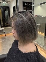 ラピス 福岡天神店(Lapis) 海外風バレイヤージュ【ブリーチ】