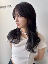 ビビバイベル(BiVi by BHEL)&nbsp;桑名ロングレイヤーカットハッシュカット透明感カラー重めロング