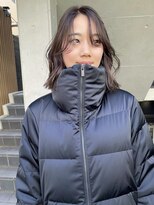 スク(SUKU)&nbsp;レイヤーボブ×明るめアッシュ