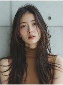 似合わせカット/大人ガーリー/ダークアッシュ【千葉/千葉駅】
