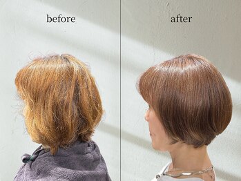 ウル 小阪店(uru)の写真/【髪質改善する白髪染めカラー専門店】美容室よりも早く、安く、髪質改善メニューが出来る!