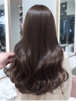 ダル 渋谷/表参道(DAL.)&nbsp;大人透明感オリーブブラウン美髪ストレート美髪