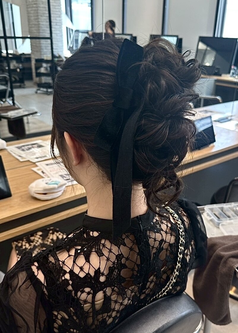 パーティーヘアセット ￥4500