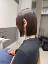 リケア 忠岡店(RECARE) 広がる髪も髪質改善縮毛矯正でコンパクトなボブに◎