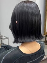 オズ 郡山桑野店(OZ) 黒髪ボブルフネビージュ小顔ワンレン