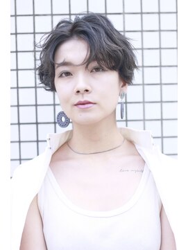 ブランシェ(branche) 【　branche　】ジェンダーレス*秋色カーキエアリーショート