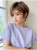 LallYou　錦糸町　フリンジウェーブミルキーベージュショート