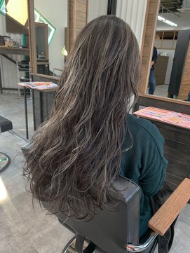 アグ ヘアー パルス 清水駅前店(Agu hair pulse) 外国人風ハイライト×透明感アッシュベージュ