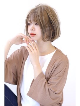 オーロ 宝塚店(ORO) オリーブカラーハイライトカラー小顔くすみカラーくびれショート