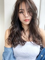 ロゼ 天理(ROSE)&nbsp;【ROSE】ほつれウェーブ ネイビーカラー ベージュカラー