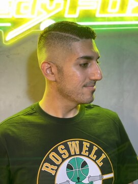 グリーディーフォックス 代々木(Greedy FOX) かき上げヘア/サイドパート/韓国マッシュ/フェードカット/代々木