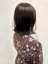 フロール(Flor)&nbsp;【flor 戸塚】*外ハネくびれボブ+カーキブラウン*