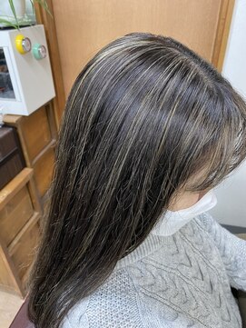 東京ヘアーサロン 白髪ぼかしハイライト/20代/30代/40代/50代/北本/桶川/鴻巣