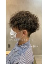 ソウスシア(SOURCE cia)&nbsp;柔らか質感のツイストスパイラルパーマ【佐藤和弥】