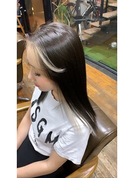 ラフ 難波店(LAFF) #黒髪#ボブルフ#ネビージュ#小顔#ワンレン