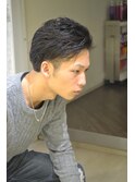 ◇ショートレイヤー/アップバング/サイドパート/ツーブロック