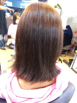 ヴァンテアン 巣鴨店 30代40代50代小顔ミディアム外ハネ大人スタイルボブ西ヶ原