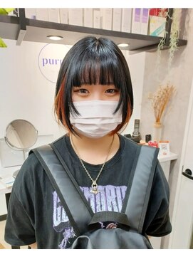 パープル(purple) オレンジインナー