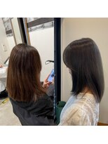 ディッシュ 五反田(dish)&nbsp;ブリーチなし透明感！オリーブベージュ★五反田駅美容室