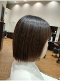 【切りっぱなし】ストレートボブ