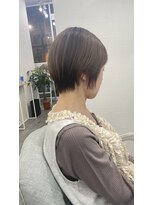 大人可愛い30代40代50ショートボブショート丸みショート