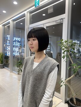 エクリジユウガオカ(equri Jiyugaoka) ぷつんとボブ【自由が丘】/30代40代50代