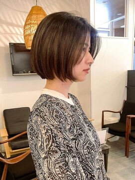 ビュートリアム ギンザ(BEAUTRIUM) 顔周りデザイン/前髪長めボブ/ボブヘア/ショートボブ