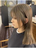 ブリーチなしWカラー/オリーブベージュ