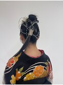 【BelleCoupes】卒業式 袴着付け 着物ヘアアレンジ