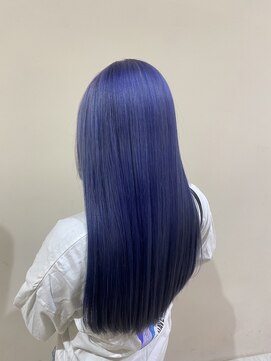 ナンバーウルス 名駅店(N° ulus) 【number ulus】艶髪/ネイビーブルー/ダークアッシュ