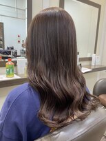 ヘアーアンドメイク ビス(HAIR&MAKE bis)&nbsp;ブリーチ一回で作るココアブラウン【中西思実】