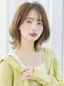 アンフィニー 銀座(ANFINI) 東京　銀座　大人　似合う　髪型　40代　50代　ミディアム　前髪