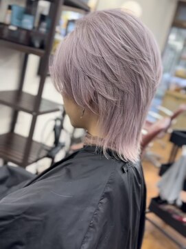 ヘアーサロン カラー 色彩店(COLOR) パールホワイトカラー