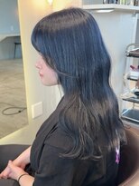 ケリーアン 太田(kelly.un)&nbsp;ダークネイビー / ブルーブラック / うる艶ミディ / 群馬太田