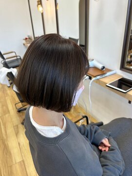 モーラ 鳳店(MOLLA) ボブ　丸みボブ　あごライン