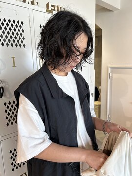 ファンファンバイルー 岐阜(fan fun by Rooo) ウルフパーマ岐阜パーマボブパーマ