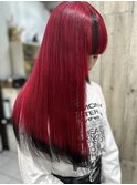 赤×黒デザインエンドカラー