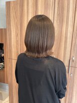 ガリカ 博多(Gallica)&nbsp;【長まなみ】ふわっと外ハネミディアムにオリーブベージュ