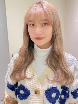 ユーリ(JUURI) ブロンドヘア/ロングヘア/ブリーチカラー/天神美容室