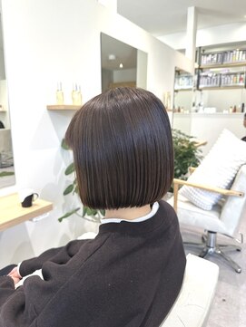 ブランシュ 南行徳店(BLANCHE) 黒髪/ボブルフ/ネビージュ/小顔/ワンレン/髪質改善/前髪