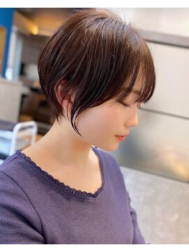 リノショアーズ 元町店(RINOSHORES) 20代30代40代ミニボブショコラアッシュ透明感小顔ブリーチなし