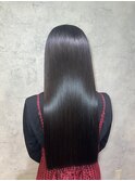 美髪のススメ　黒髪ストレート【新宿/髪質改善トリートメント】