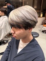 ウォルト(walt)&nbsp;ホワイトミルクティーカラー/デザインカラー/裾カラー