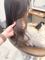 ネオリーブ チロル 横浜西口店(Neolive CiroL.)&nbsp;グレーシルバー/デザインカラー/ミディアムヘア【横浜】k